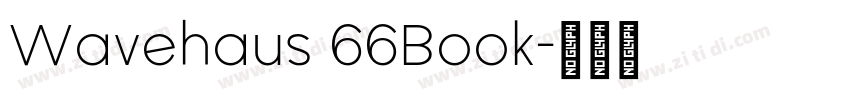 Wavehaus 66Book字体转换